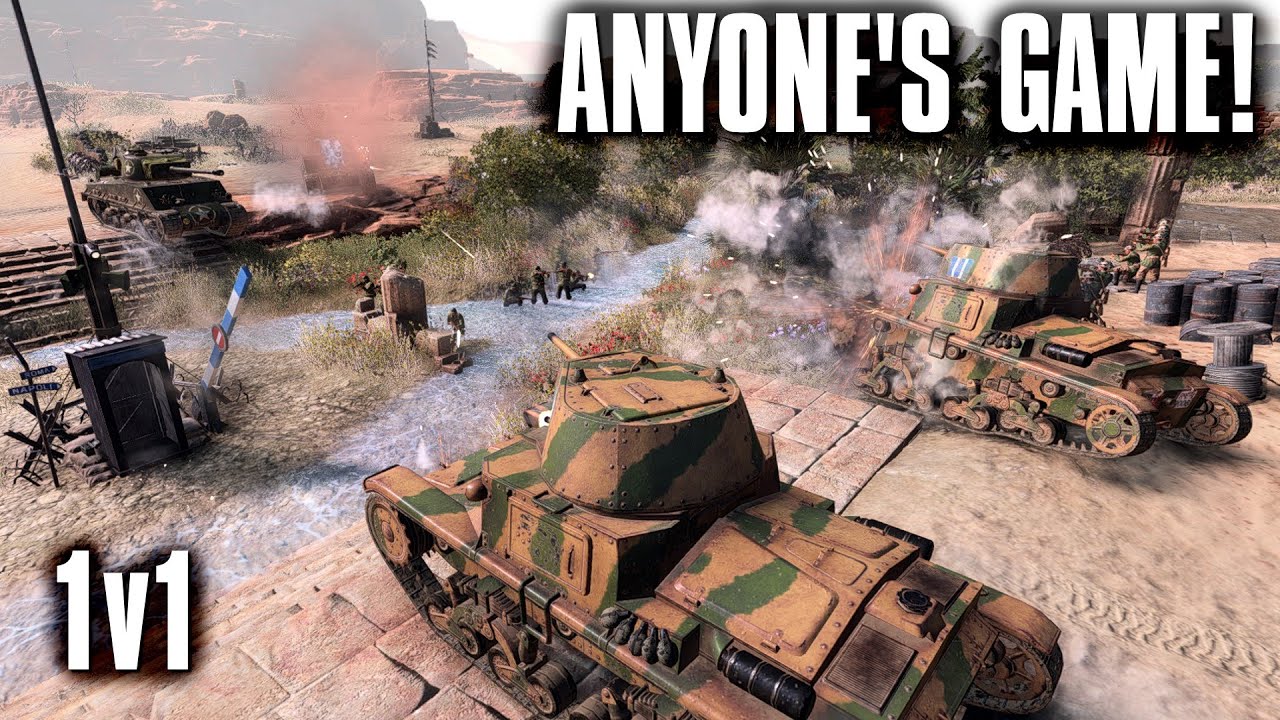 ANYONE'S GAME! - 1v1 - Company of Heroes 3