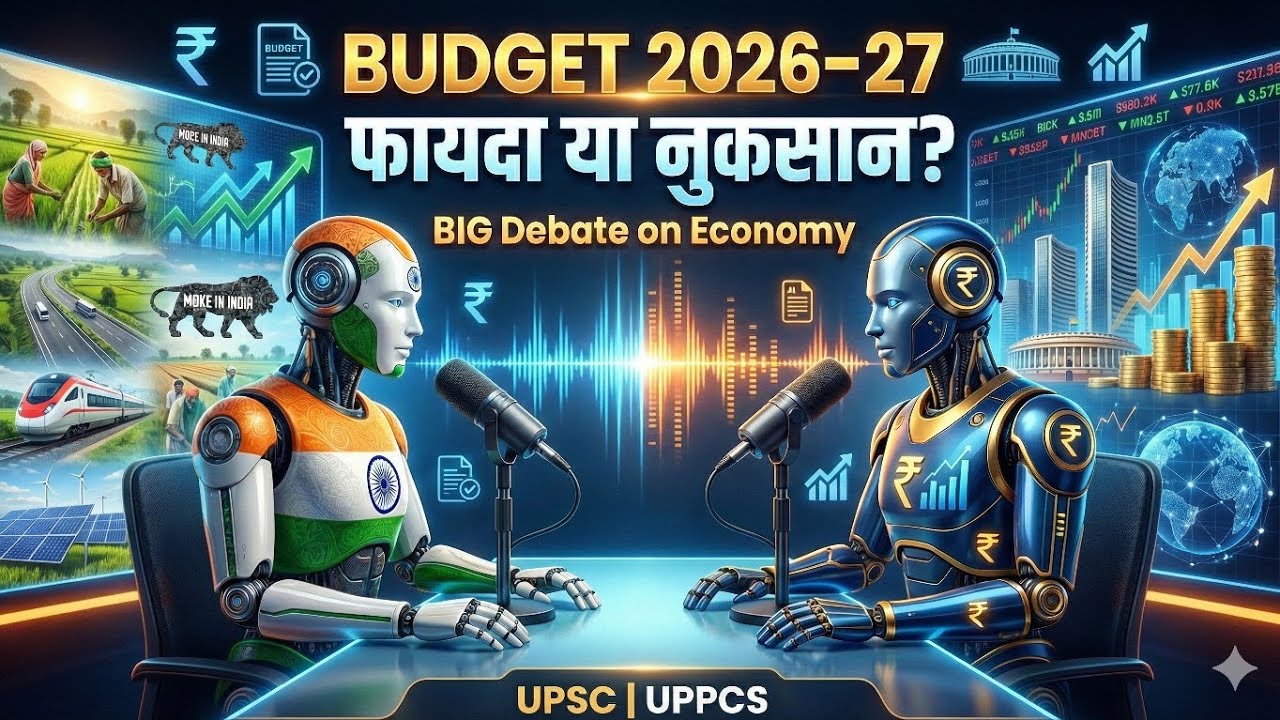 Budget 2026-27: फायदा या नुकसान? | Big Debate on Indian Economy | UPSC UPPCS