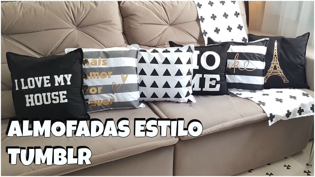 DIYs ALMOFADAS ESTILO GEOMÉTRICA/ MINIMALISTA | Viviane Magalhães