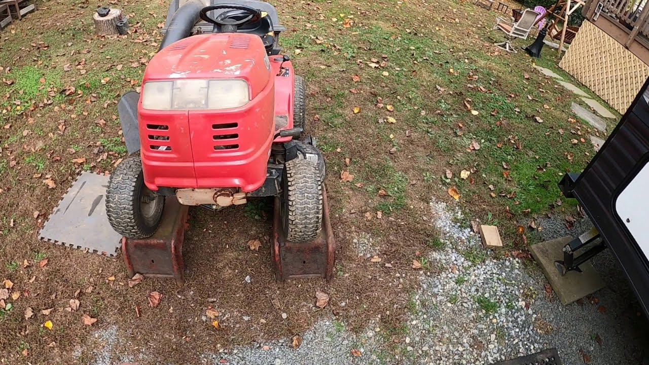 Troy Bilt Pony Lawn Tractor Drive Belt Removal