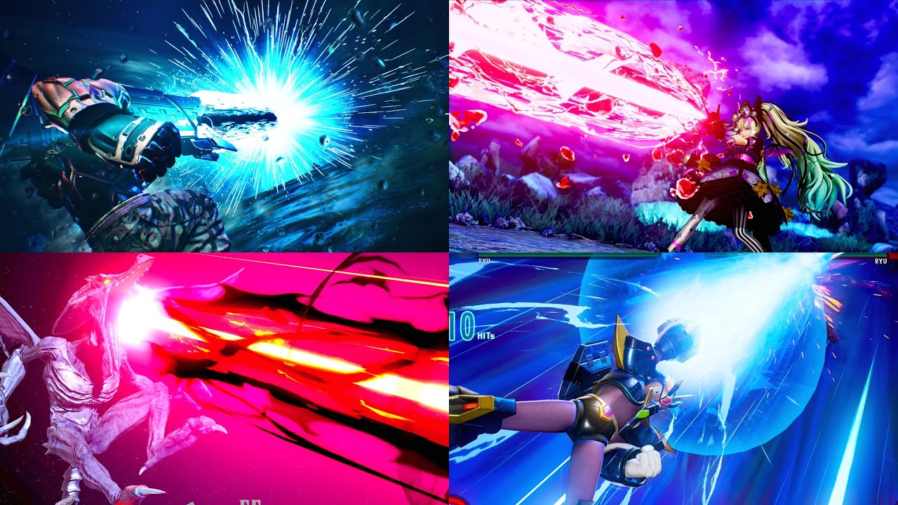 Cinematic Beam Super Moves in Fighting Games Compilation