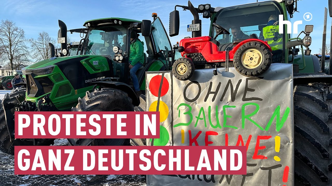 Tausende Traktoren auf Deutschlands Straßen | maintower