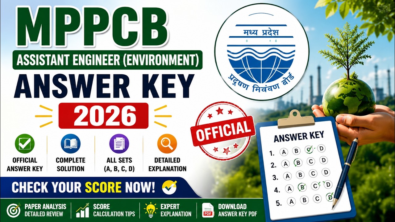 **MPPCB Answer Key 2026 Released | All Posts Official Answer Key | Calculate Your Score
