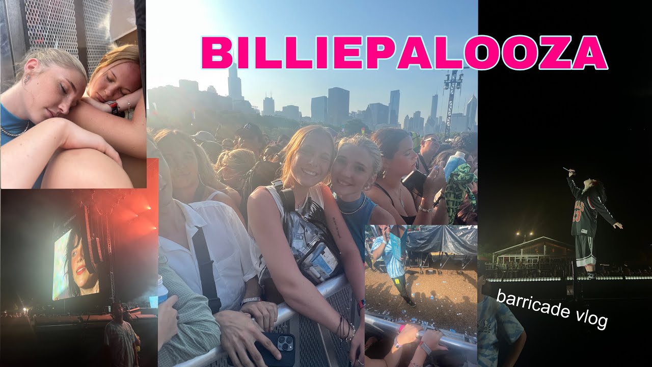 BARRICADE FOR BILLIE EILISH | lollapalooza 2023 vlog