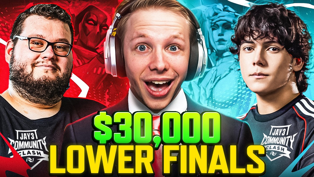 THE LOWER FINALS OF THE $30K JAY3 COMMUNITY CLASH WAS CRAZY...
