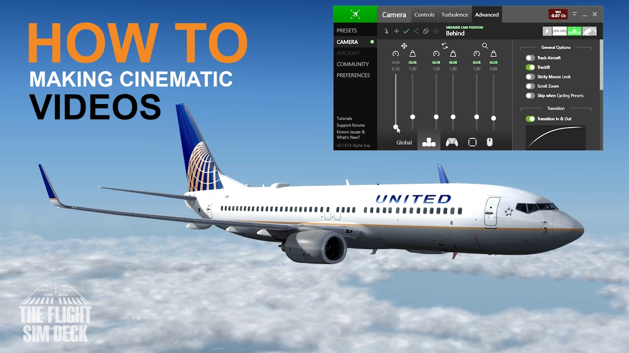 How To | Making Cinematic Flight Simulation Videos | Cruise Altitude