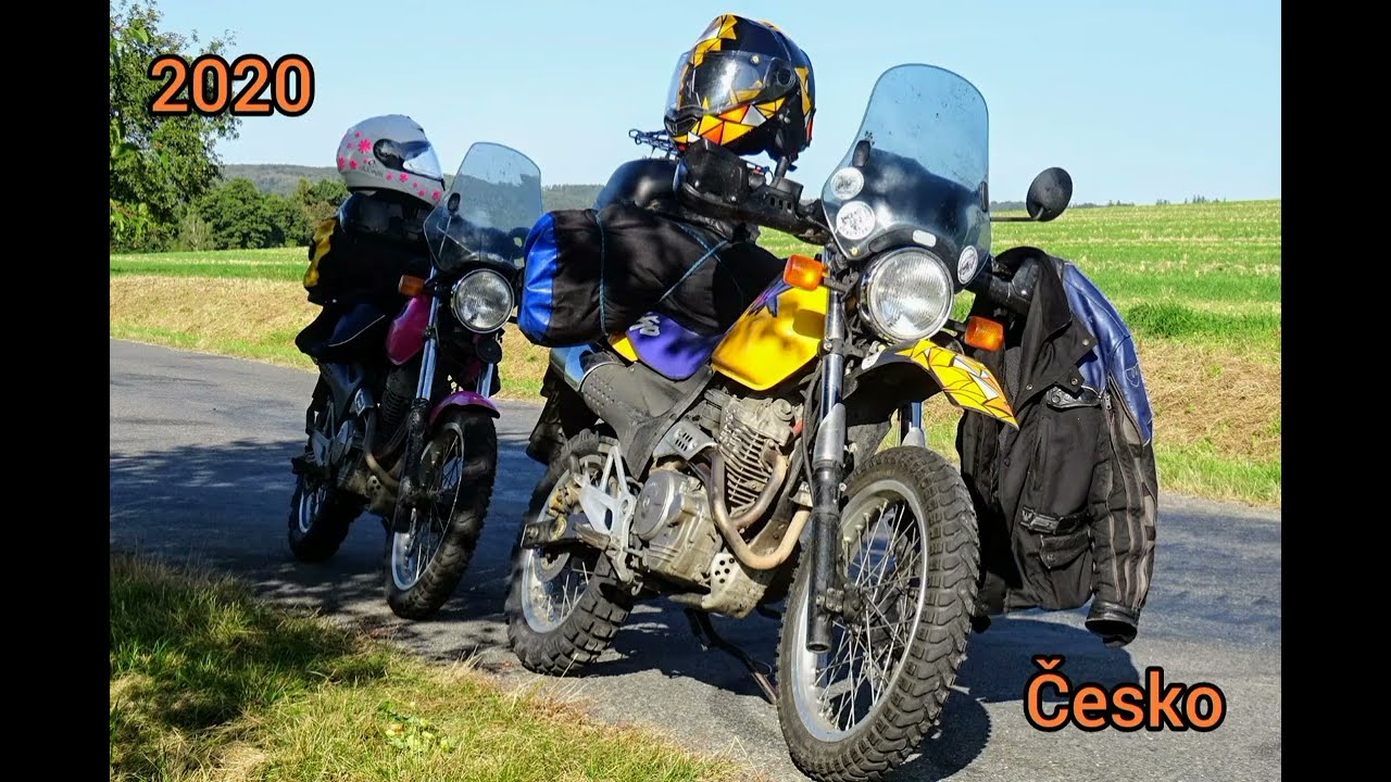 Honda SLR 650 + Honda SLR 650 během let...