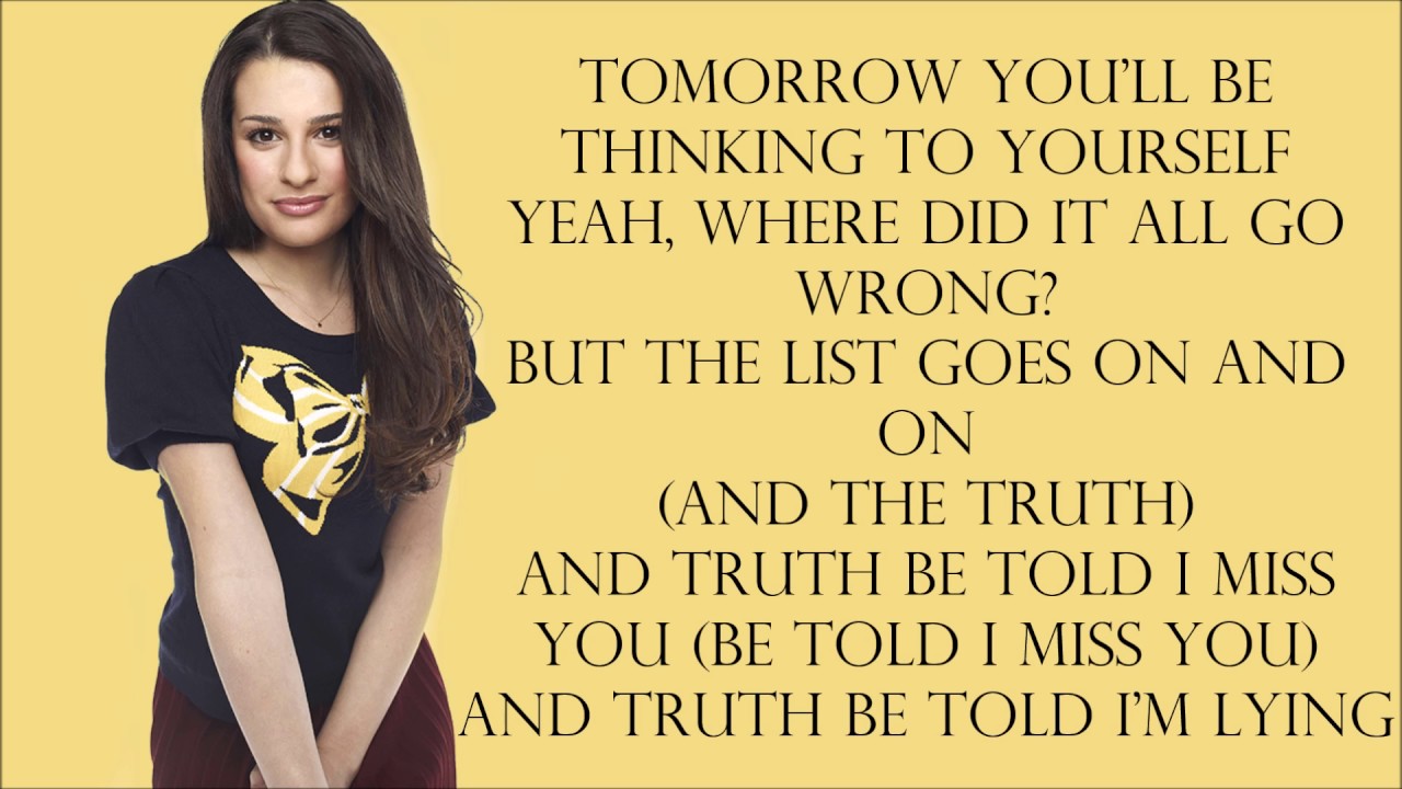 Glee 1x14 - Gives You Hell [with lyrics]