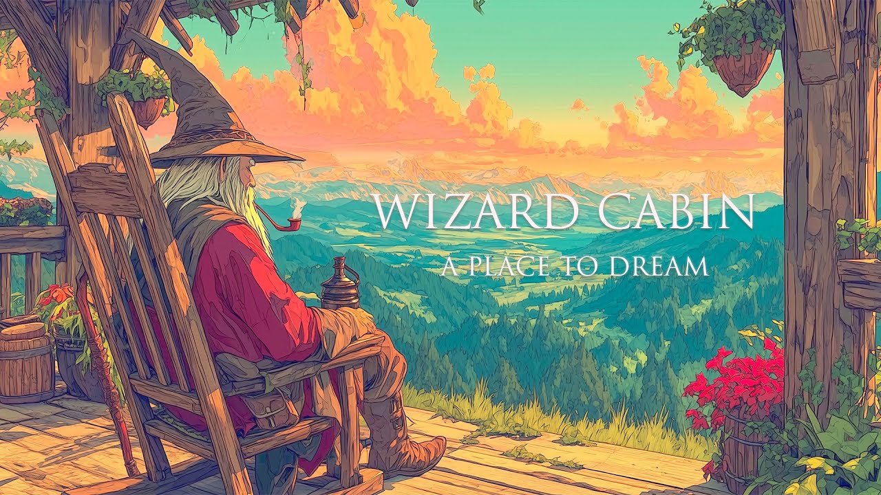Cabin of the Old Wizard | Meditation With This Fantasy Medieval Music