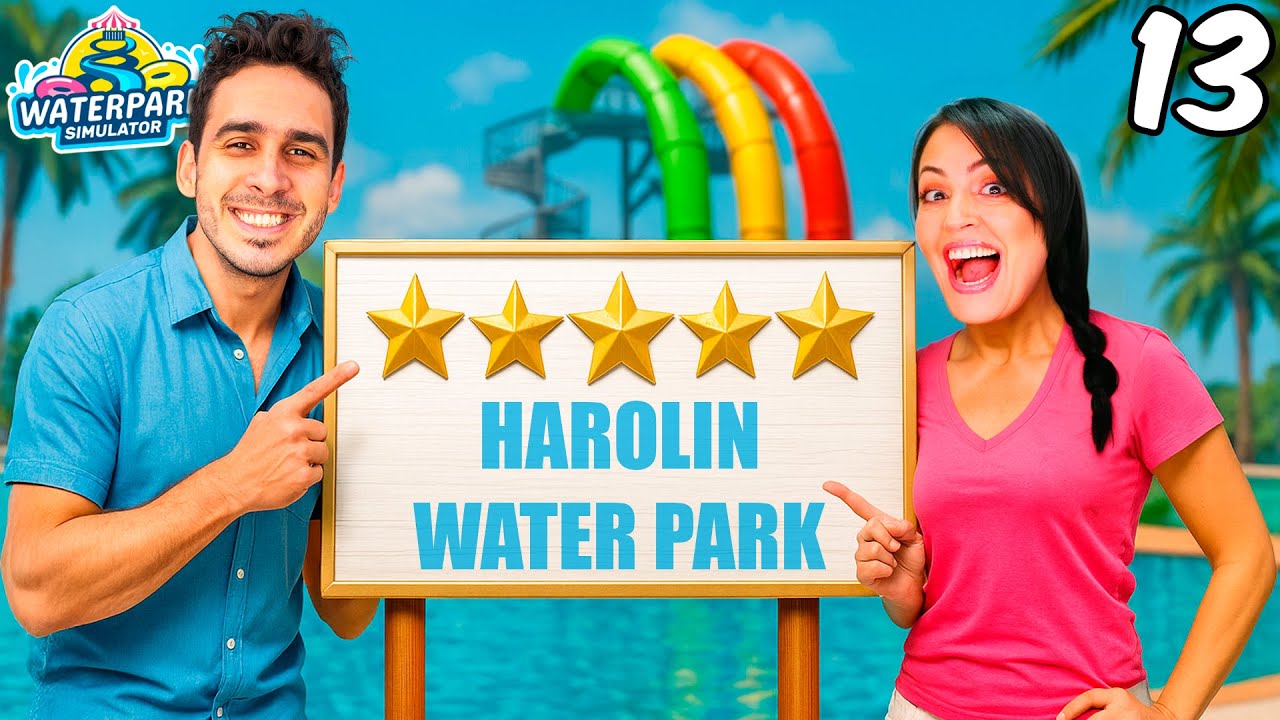 Por Fin 5 Estrellas en el Parque Acuático ! 🏊‍♂️🔥 WaterPark Simulator #13