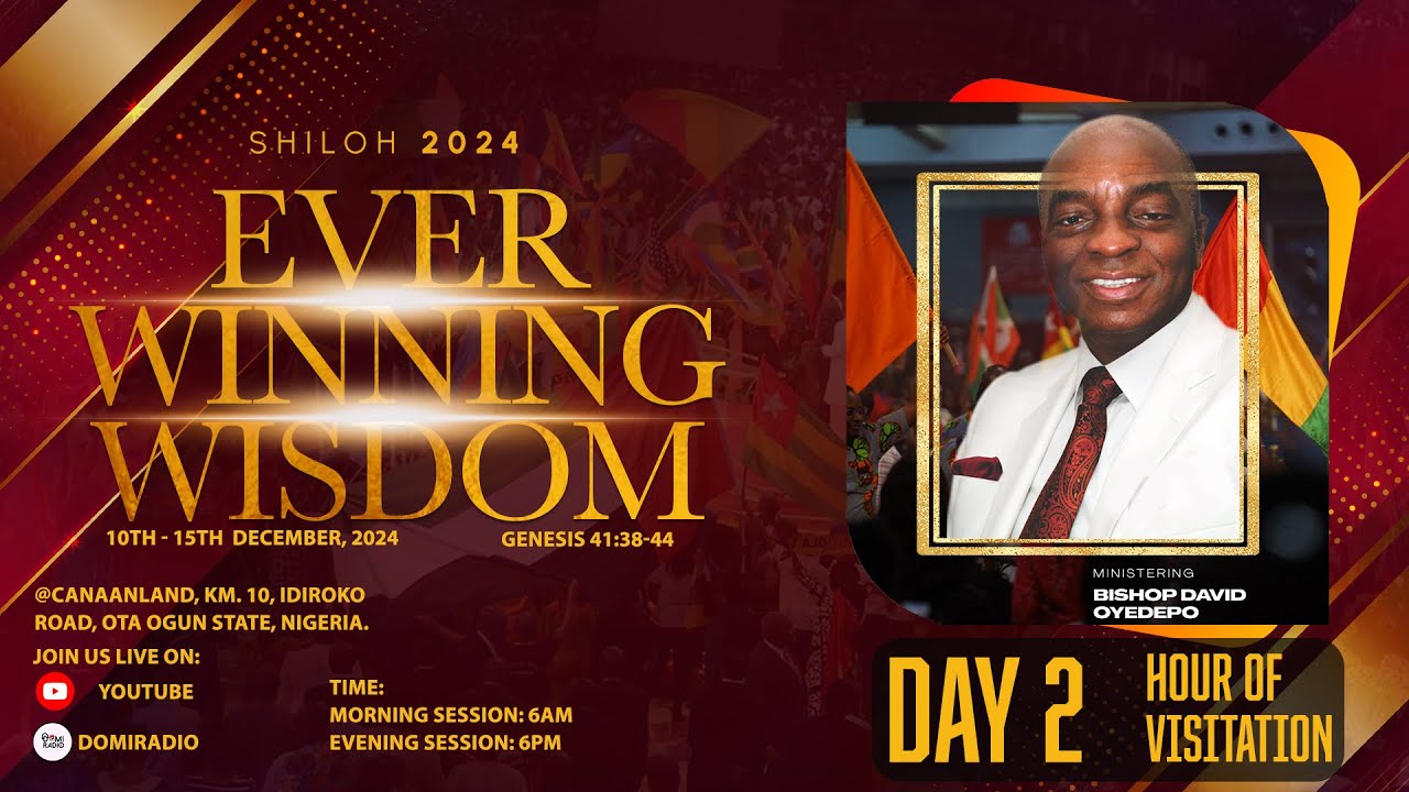 SHILOH 2024:HOUR OF VISITATION |DAY 2 | EVER WINNING WISDOM | 11, DECEMBER 2024 FAITH TABERNACLE OTA