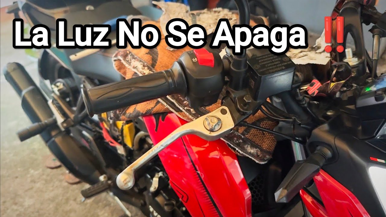 Luz Del Freno Delantero NO se Apaga - Solucionado 