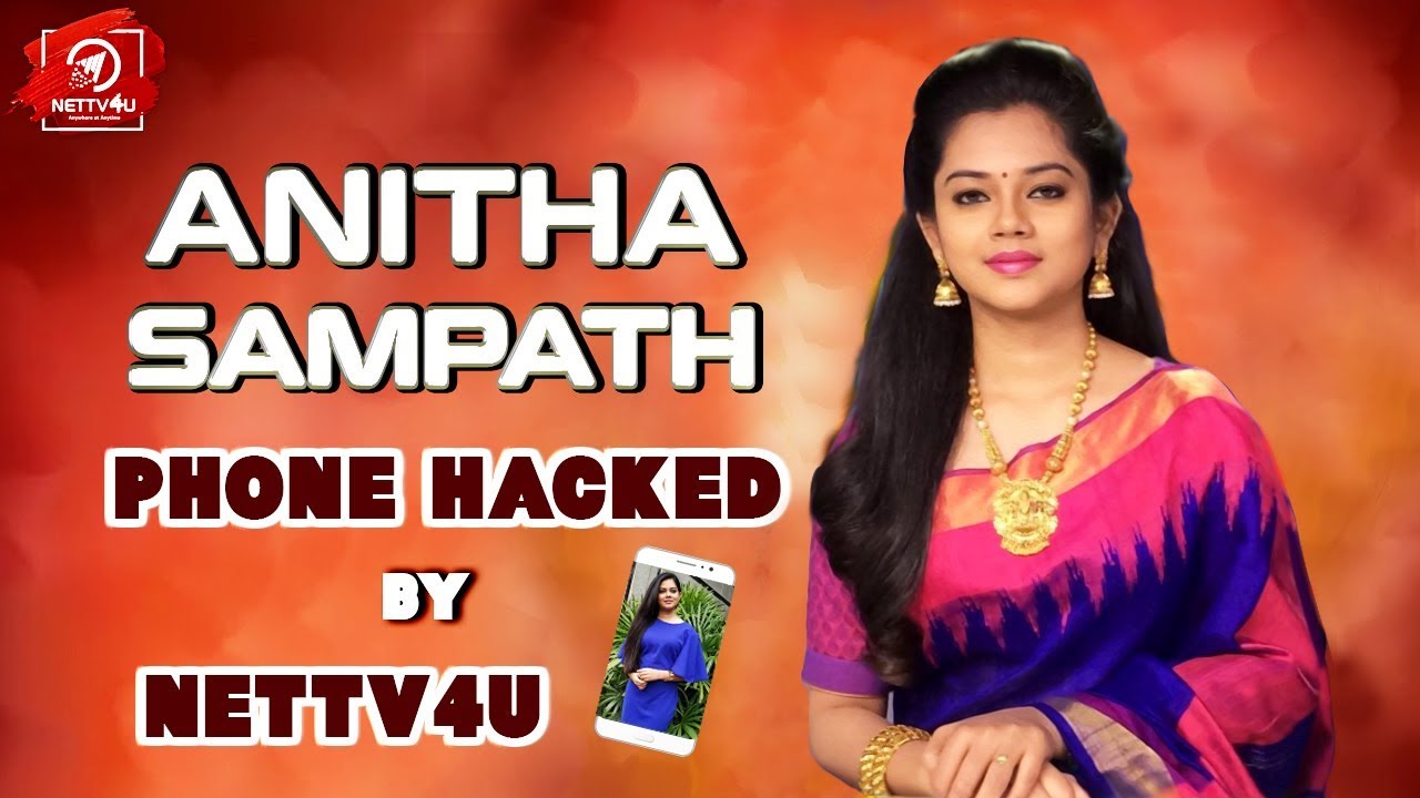 Anitha Sampath Phone Secrets Hacked By Nettv4u - Exclusive Interview | News Reader | Meme Crush