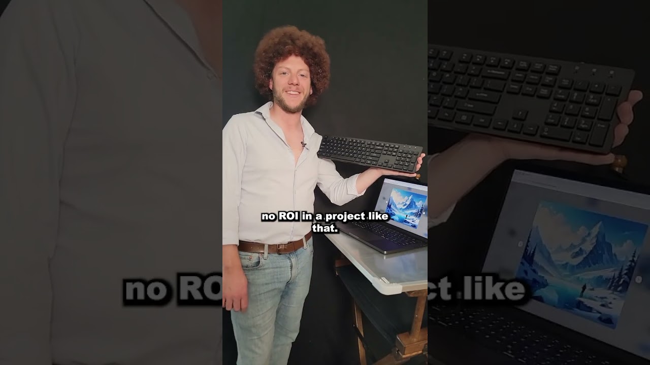 If Bob Ross made AI art: Frozen Lake