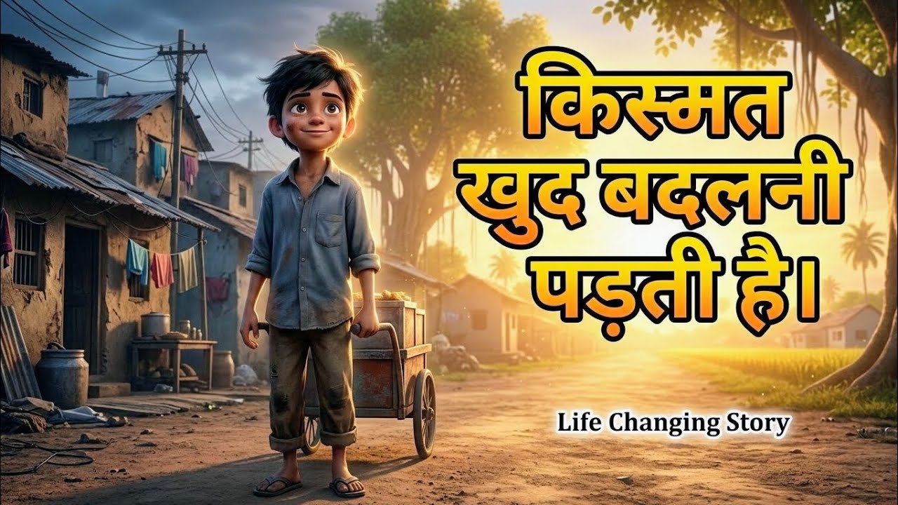 किस्मत खुद बदलनी पड़ती है | Motivational Story | Motivational Story in Hindi | Life Changing Story 