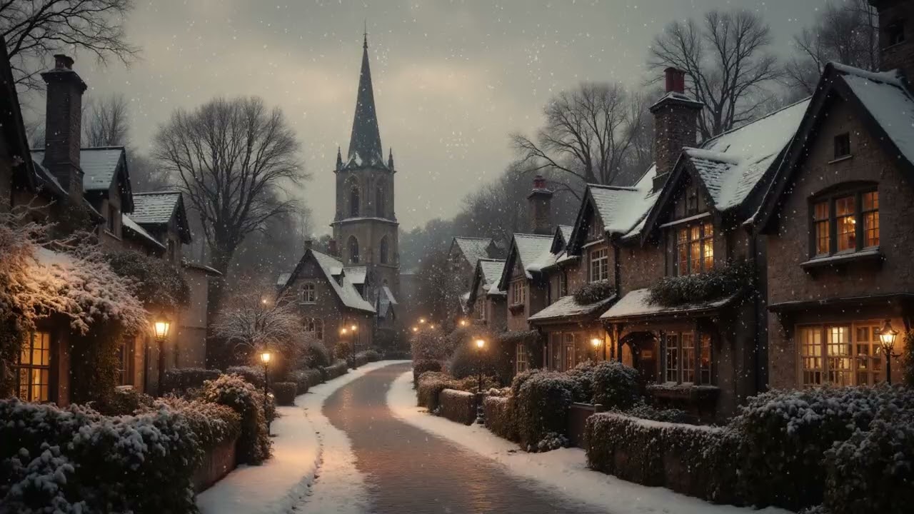 𝐒𝐧𝐨𝐰𝐬𝐭𝐨𝐫𝐦 𝐃𝐫𝐢𝐟𝐭𝐬 𝐓𝐡𝐫𝐨𝐮𝐠𝐡 𝐚𝐧 𝐎𝐥𝐝 𝐆𝐨𝐭𝐡𝐢𝐜 𝐕𝐢𝐥𝐥𝐚𝐠𝐞 | 𝐑𝐞𝐥𝐚𝐱𝐢𝐧𝐠 𝐏𝐢𝐚𝐧𝐨 & 𝐕𝐢𝐨𝐥𝐢𝐧 | 𝐃𝐚𝐫𝐤 𝐀𝐜𝐚𝐝𝐞𝐦𝐢𝐚 𝐏𝐥𝐚𝐲𝐥𝐬𝐢𝐭