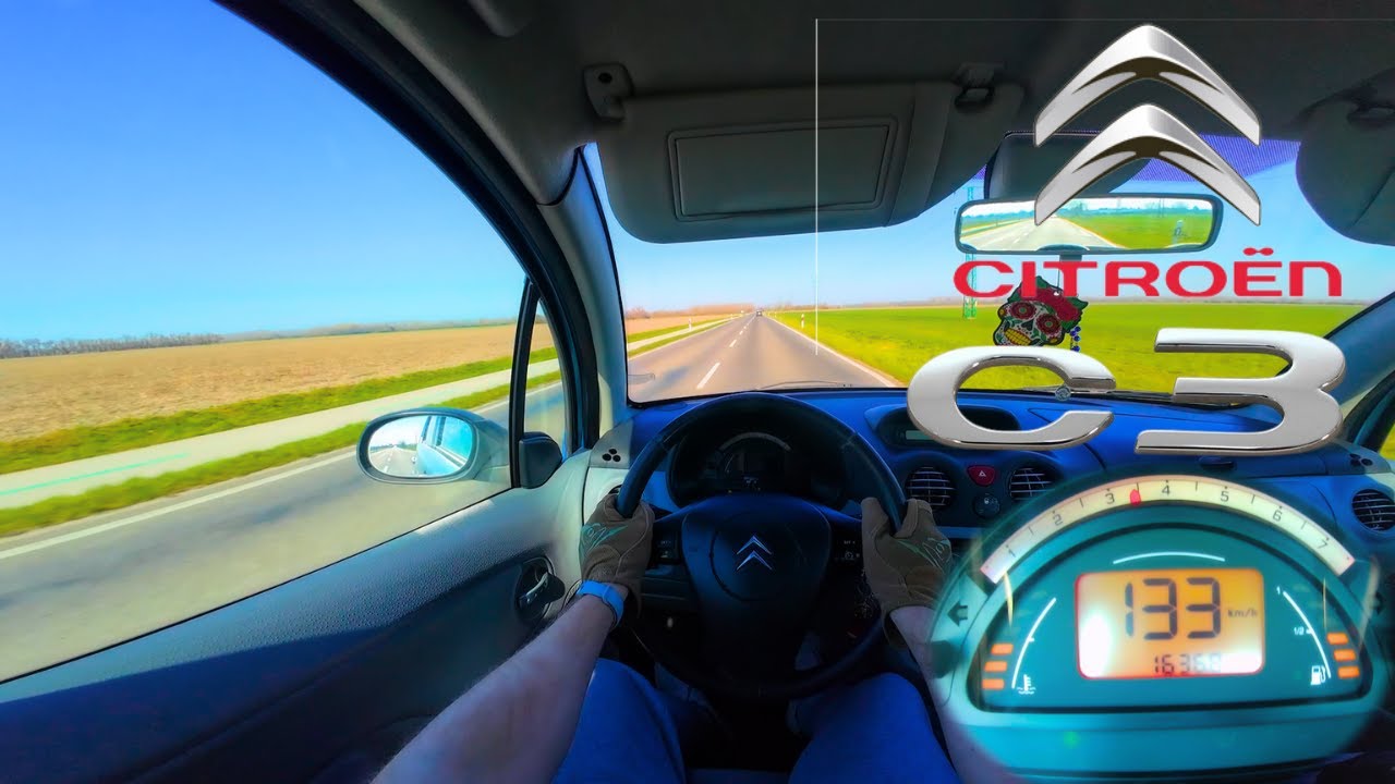 2002 Citroën C3 1.4 HDI (50 kW, 68 HP) POV Test Drive