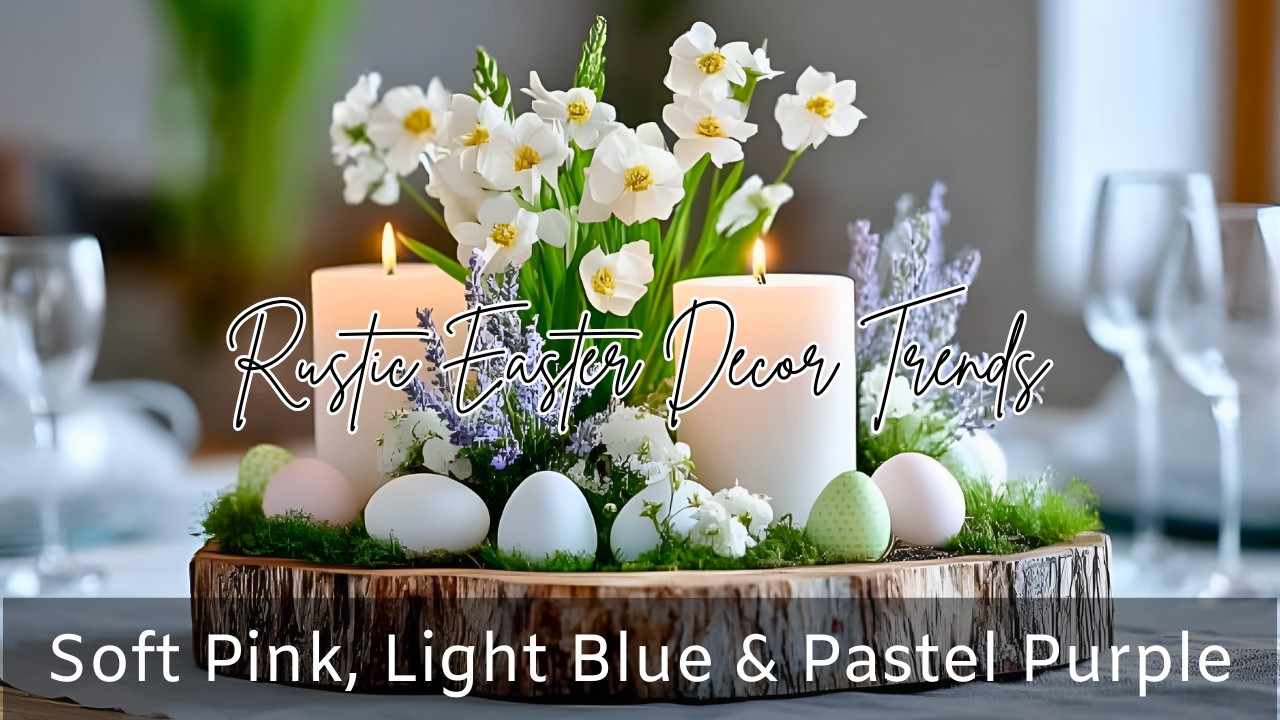 200+ Rustic Easter Decor Trends 2025: Soft Pink, Light Blue & Pastel Purple Ideas for a Chic Home