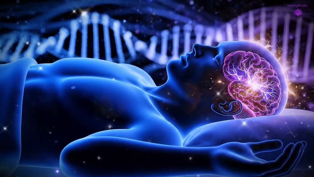 Deep Healing Sleep Detox, Cellular Repair & Stress Release| 432Hz + 741Hz + 852Hz [No Ads]