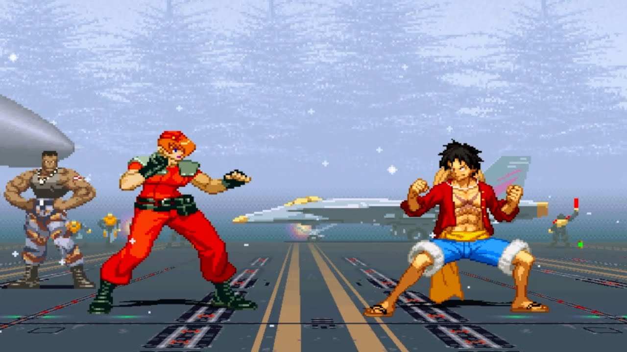 Alpha Doll vs Luffy | The Cyber Fighter Against the Pirate Captain