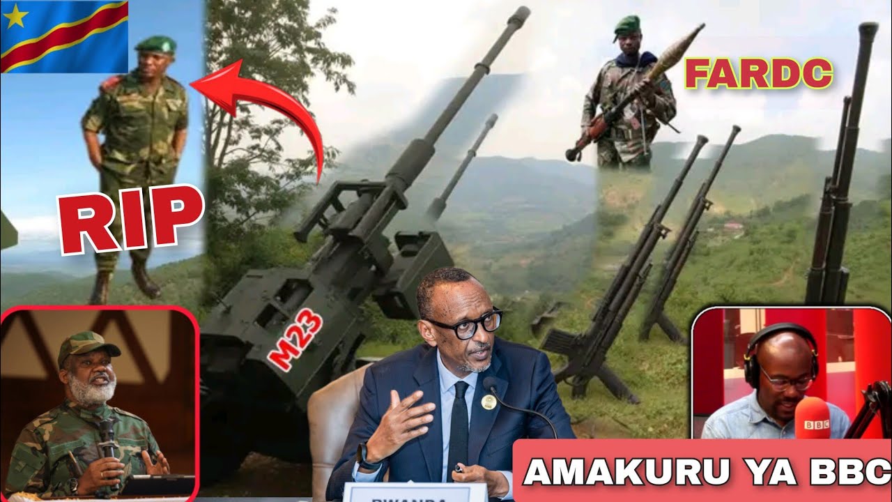 BBC GAHUZAMIRYANGO 🚨M23 YISHE UMUSIRIKARE WA RDC PEREZIDA KAGAME AHAYE UBUTUMWA JEAN Luc habyarimana