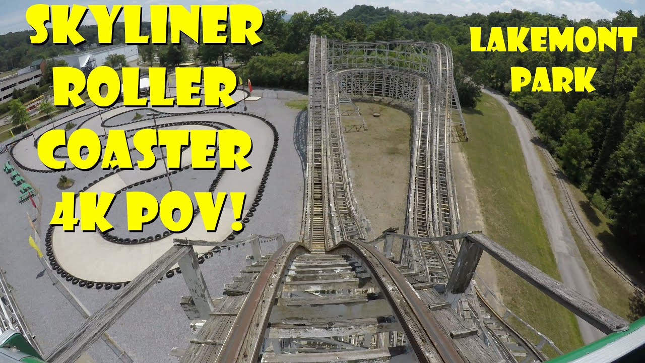 Lakemont Park Skyliner Roller Coaster Front Row POV In 4K!