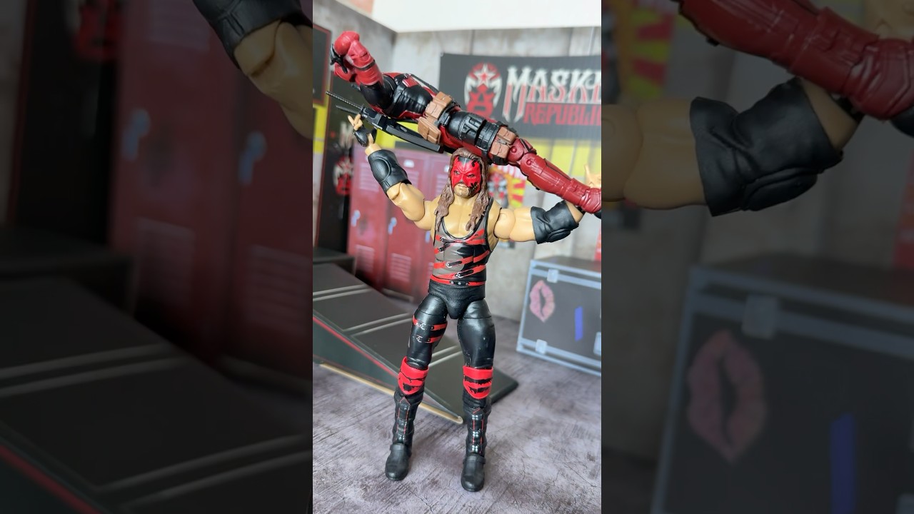 Deadpool Joins WWE?! You Won&rsquo;t Believe Who He Fights! 🤯🔥 #wwe #marvel #youtubeshorts #viral #toys