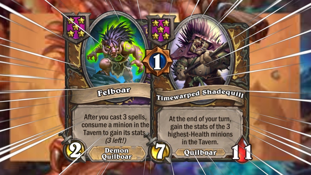 OMG QUILBOARS CAN ALSO EAT THE SHOP?! | Hearthstone Battlegrounds