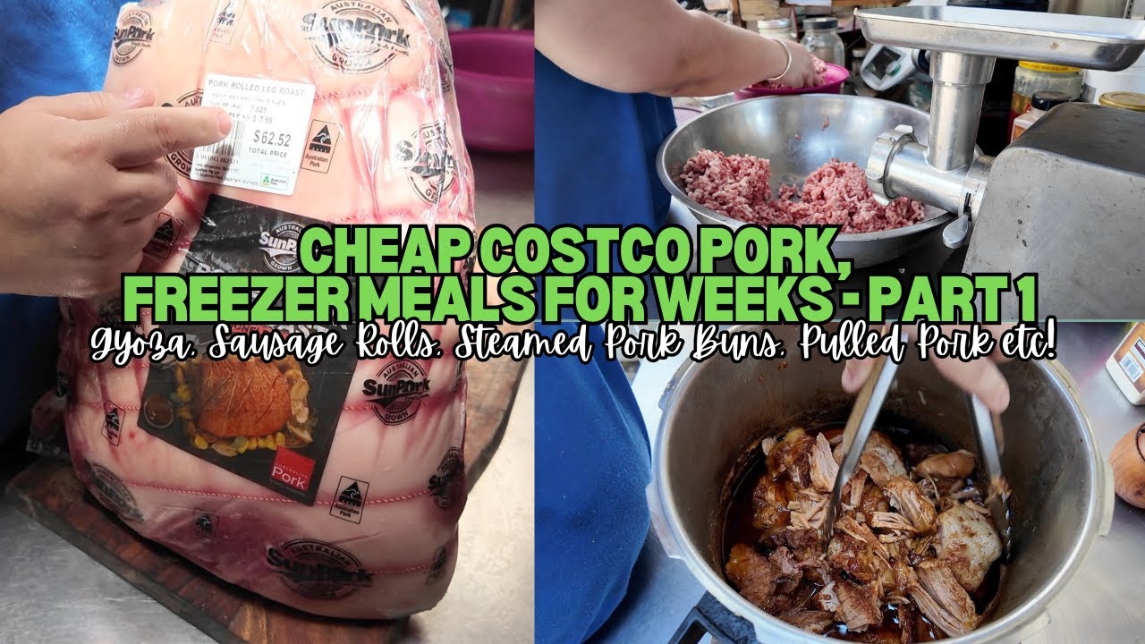 Cheap Costco Pork to Gourmet Freezer Meals! (or so my kids tell me!) - Part1 for NOV's Monthly Shop.