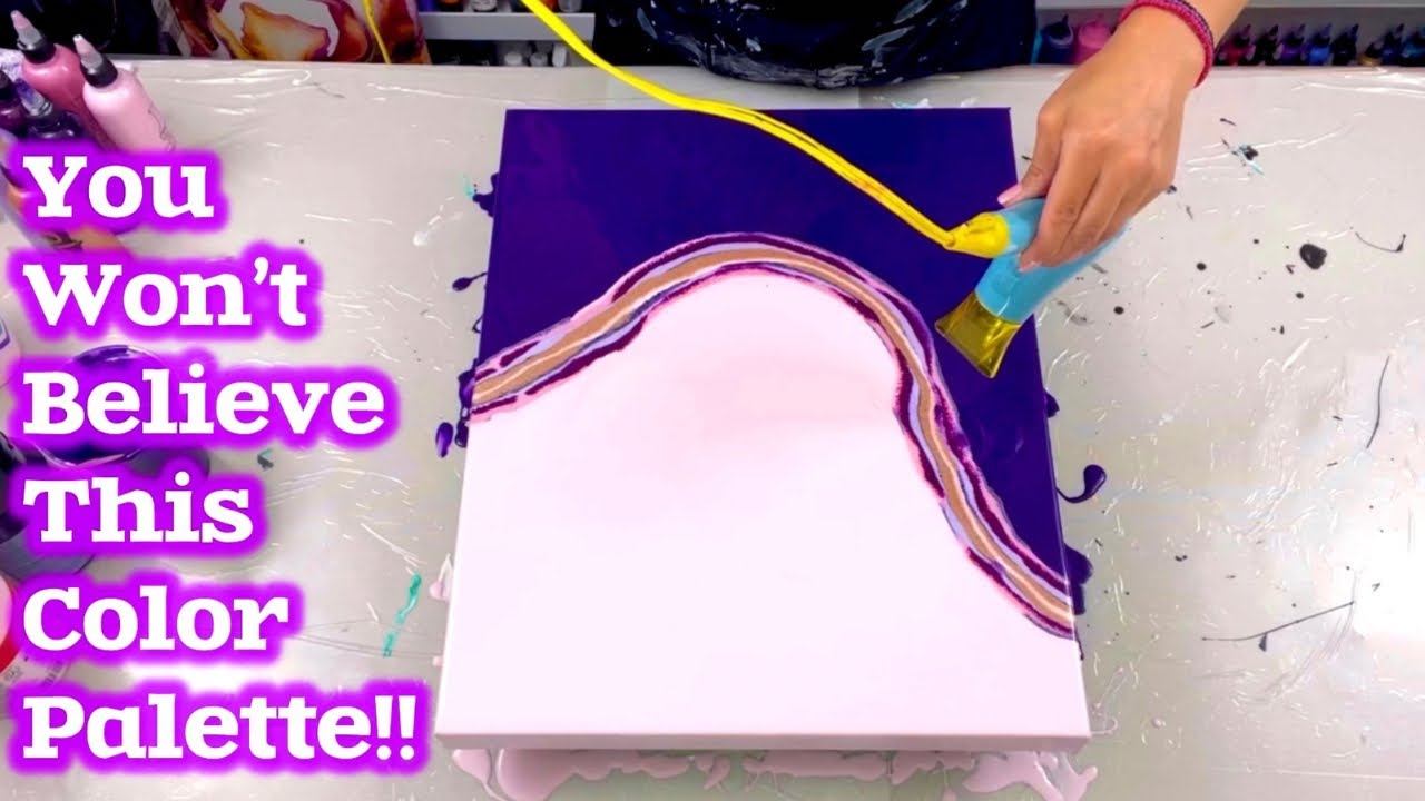 # 678 - You Won't Believe This Color Palette!  I'm In Love!! - Acrylic Painting