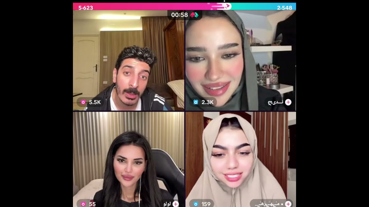 شاكر محظور دلوقتي كيست رباعي لولو و ندى و مهرم كيست صراحة و تحدي