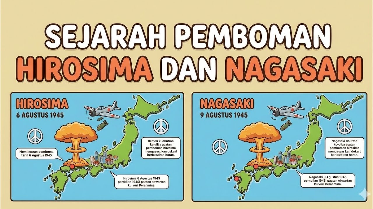 SEJARAH KELAM: PEMBOMAN HIROSIMA DAN NAGASAKI 