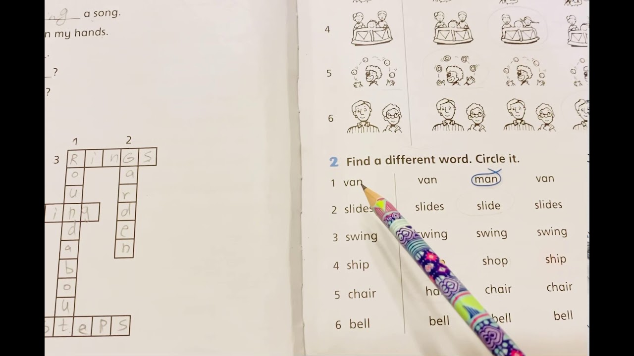English World lesson - Workbook-Unit Two-Part 1