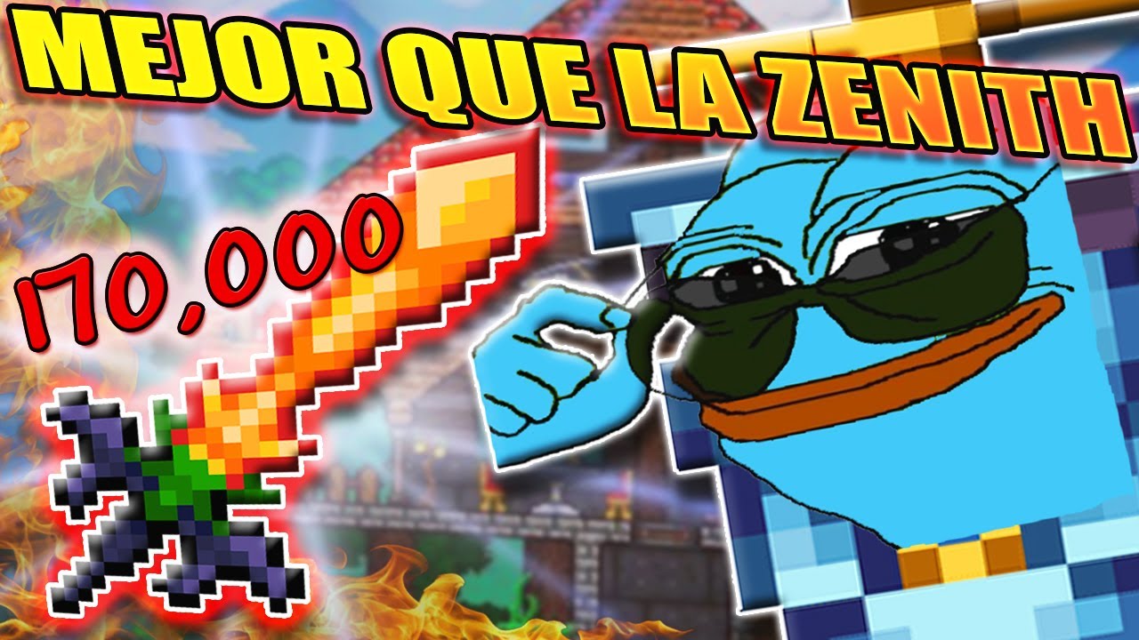 TE MINTIERON, LA ZENITH NO ES LA MEJOR ARMA EN TERRARIA - COMO ONE SHOTEAR A CUALQUIER JEFE