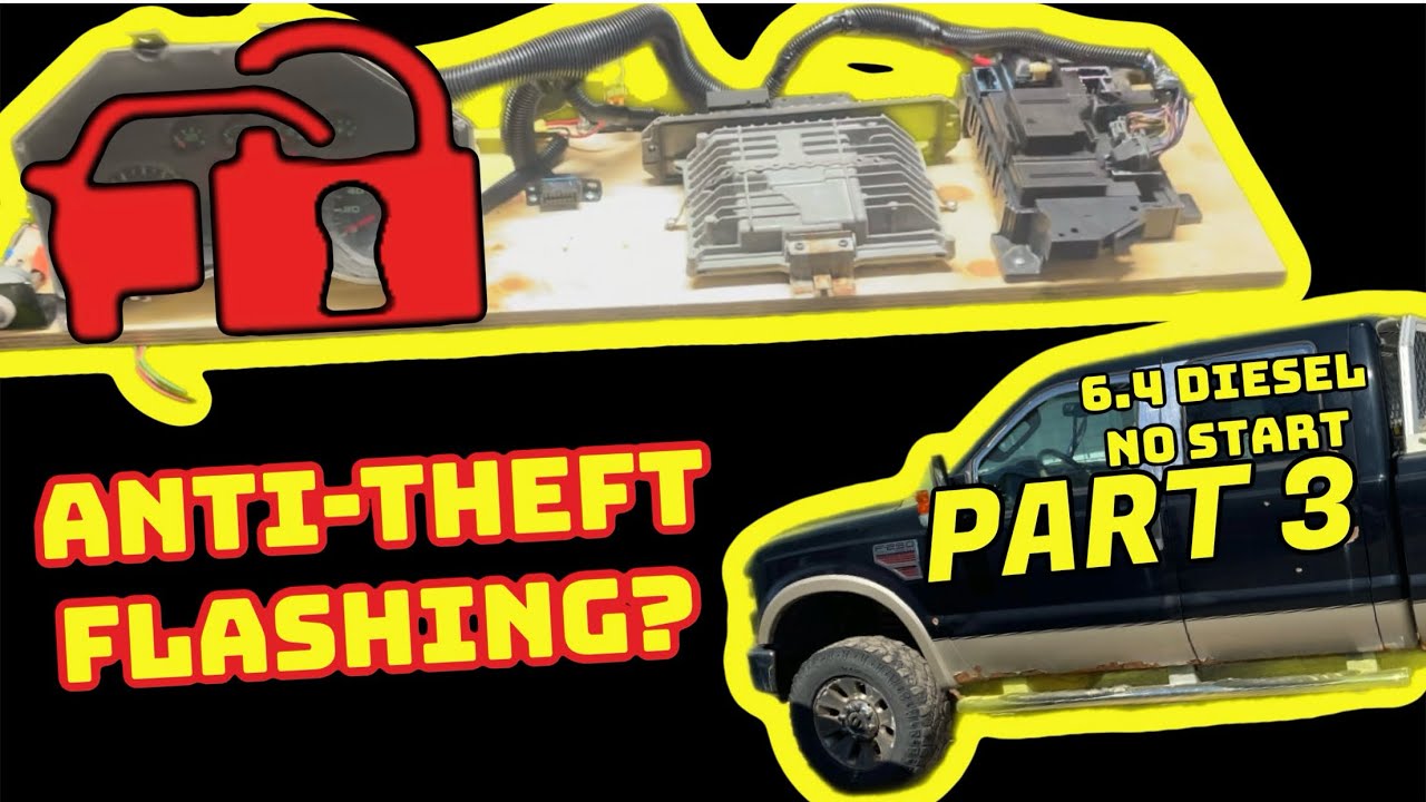 08 6.4L F250 ТЕСТИРОВАНИЕ PATS (противоугонная система) возможные причины мигания индикатора и от...