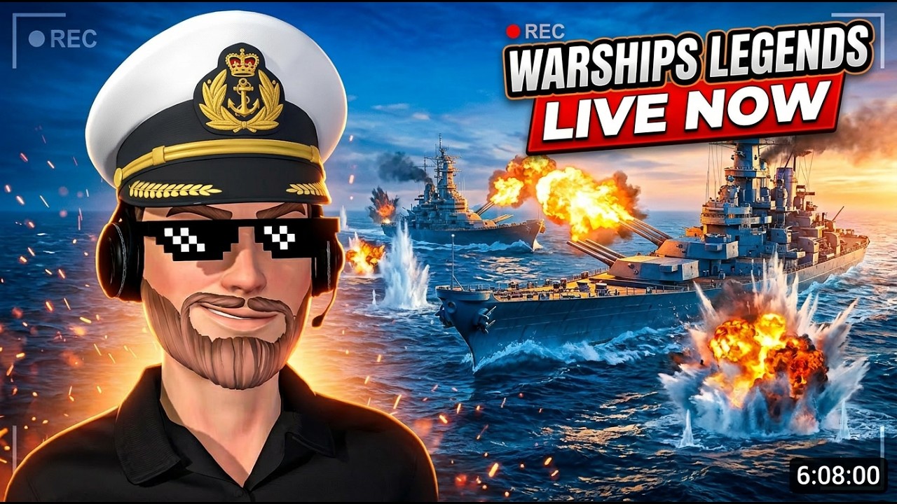 ⚔️ World of Warships: Legends LIVE — Tactical Seas, Big Guns, Bigger Plays! | Captain Gearhead