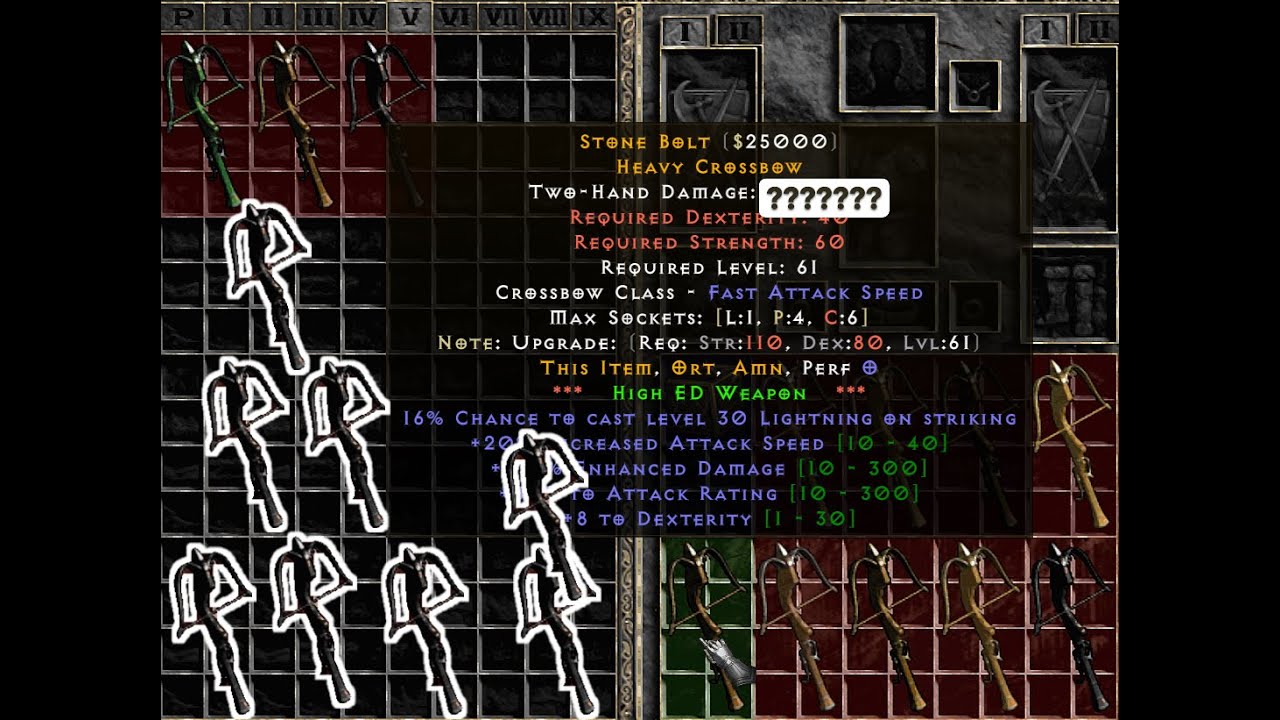 Project diablo 2 xbow crafting S12 P.3