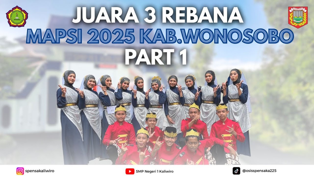 Rebana Modern Mapsi Kab. Wonosobo 2025 | SMP Negeri 1 Kaliwiro | Part 1
