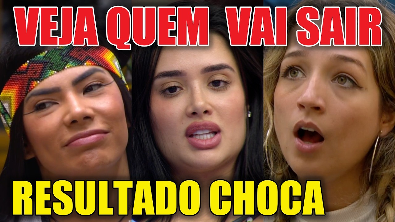 🔴ENQUETE PARED&Atilde;O BBB26 QUEM SAI: JORDANA, SAMIRA OU MARCIELE? RESULTADO PORCENTAGEM CHOCA