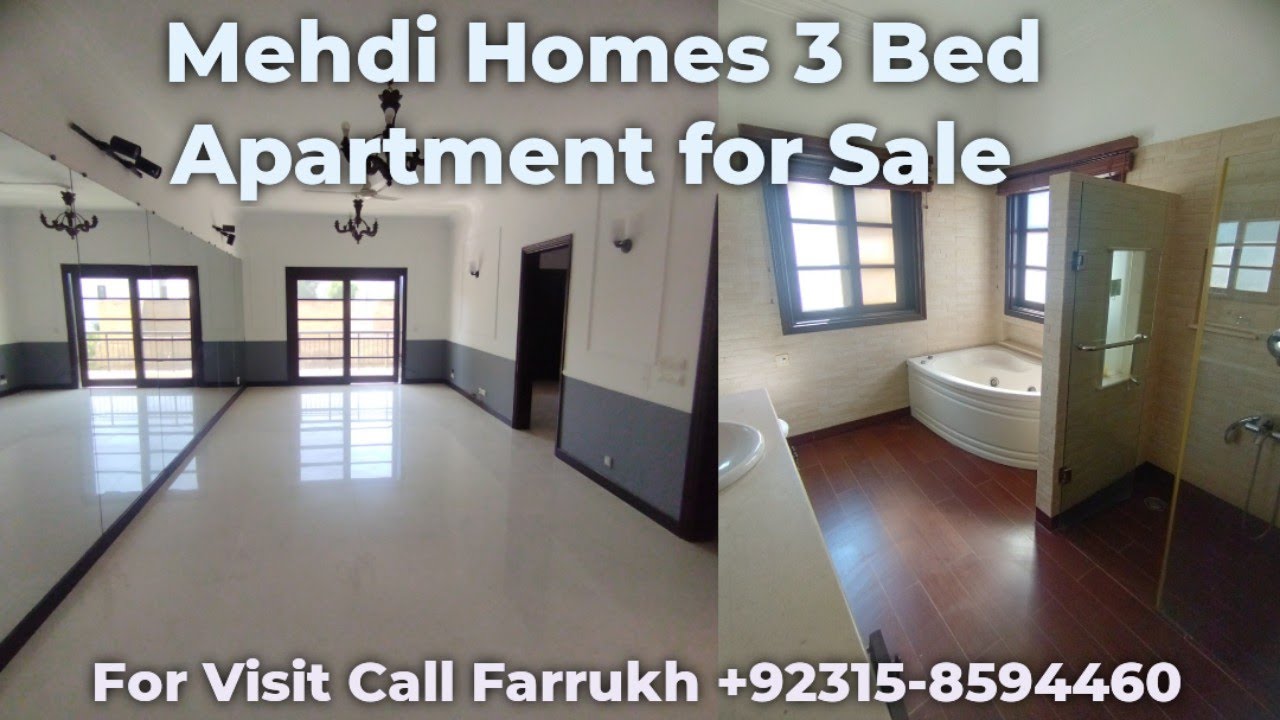 Mehdi Homes | 3 Bed | For Sale | Call Farrukh +92315-8594460