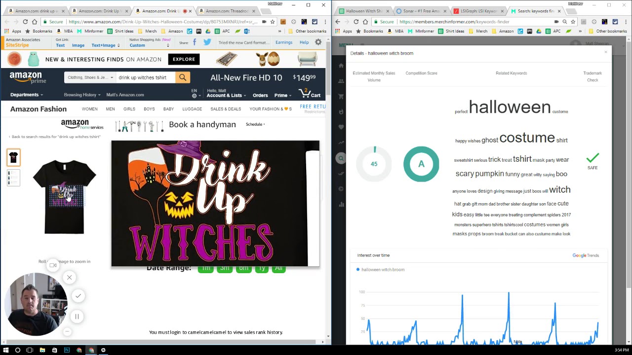 Keywords and Keyword Tools for Merch By Amazon