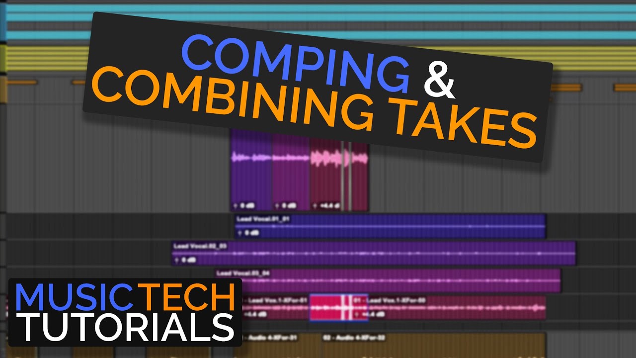 Comping in Pro Tools [Combining takes!]