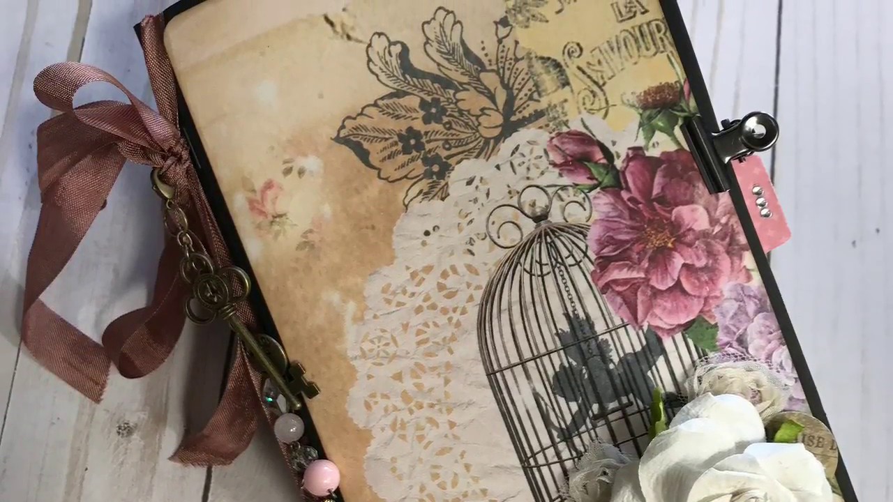 Paris Themed Junk Journal Flip Through By 481 Designs