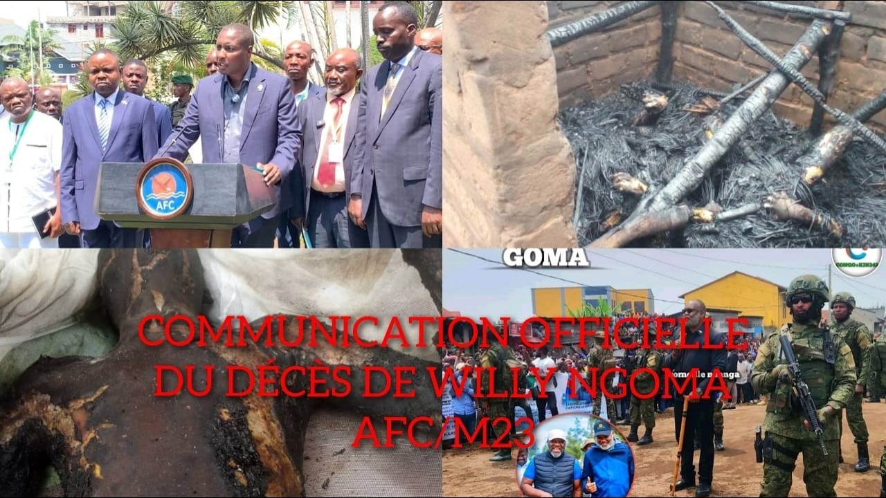 LZ JOURNAL : MORT DE WILLY NGOMA PAR AFC/M23 A GOMA 