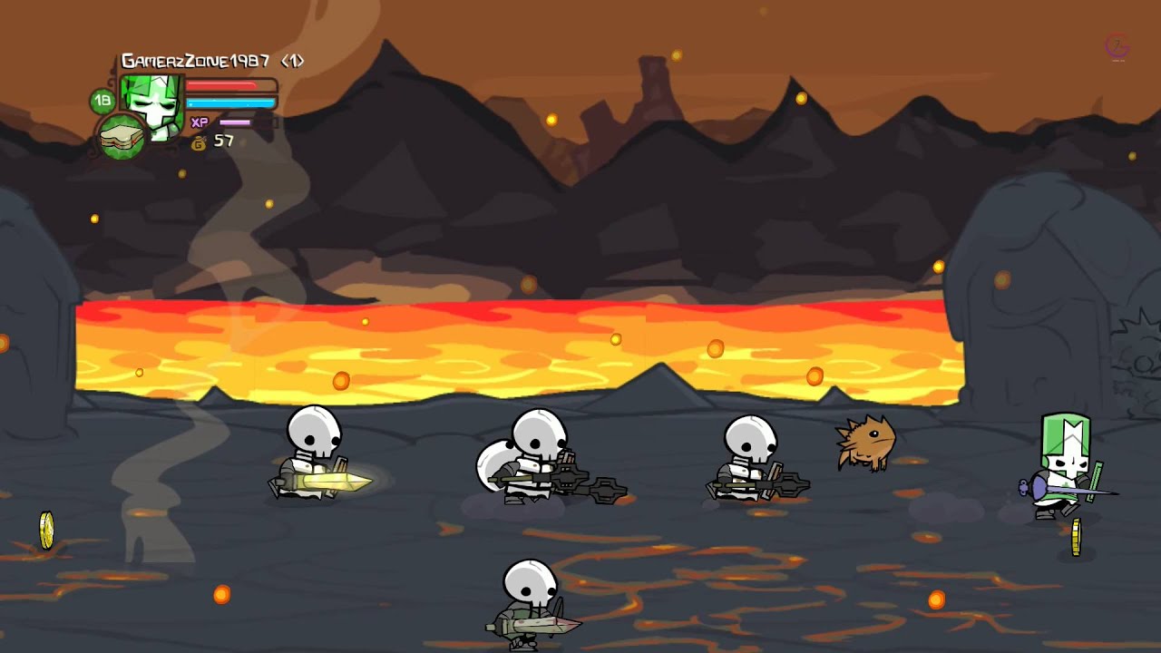 Castle Crashers Chapter 6 Lava World Walkthrough
