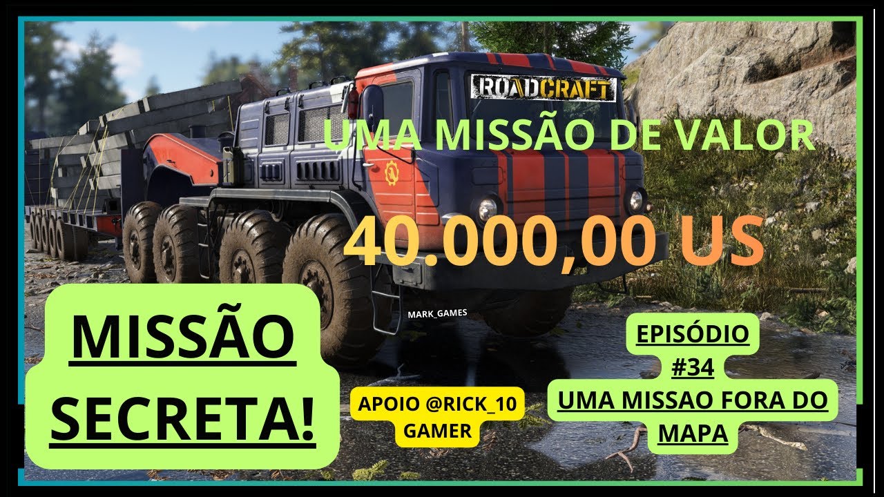 Missão secreta! Você sabia? #roadcraft Ep:34  #gameplay #offroad #jogos #aramatsu  #games #rx9060xt