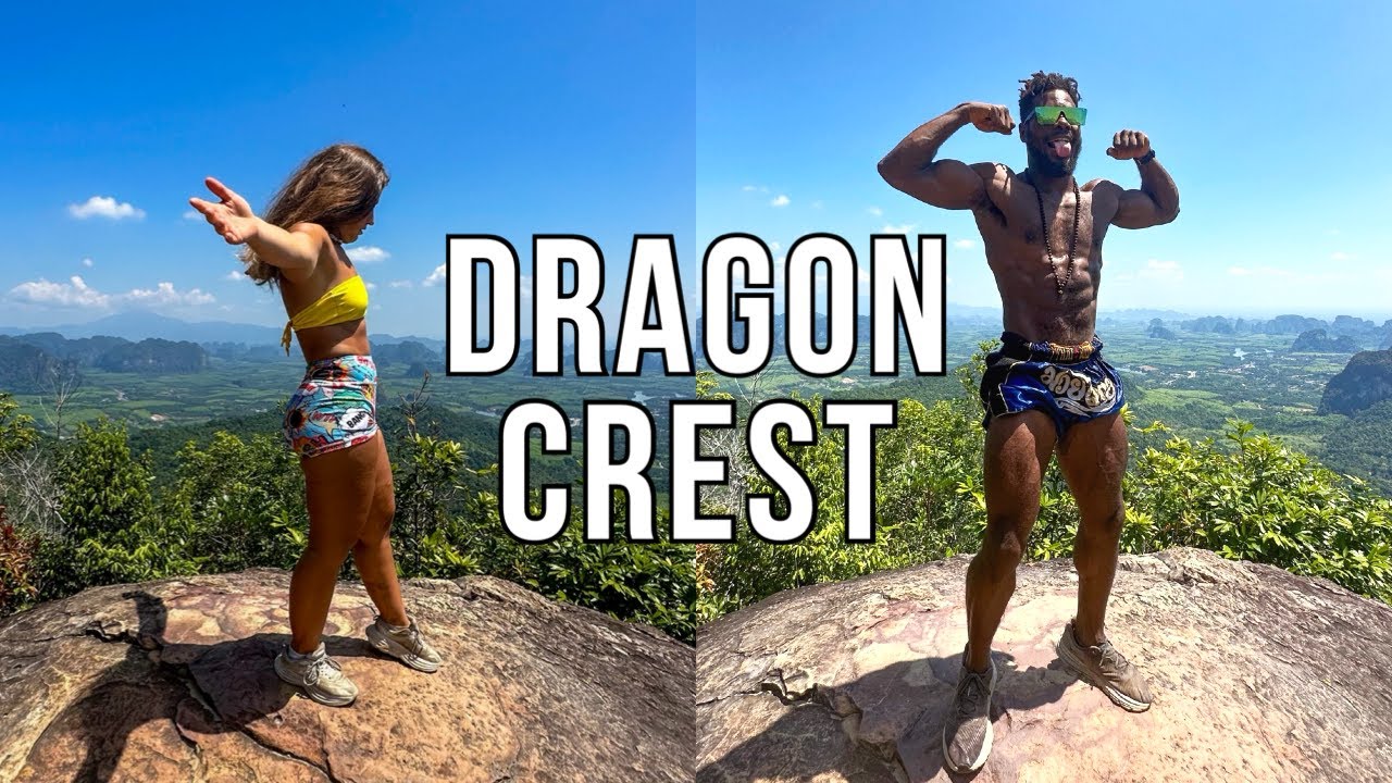 We hiked the Dragon Crest Mountain in Ao Nang Krabi 🇹🇭