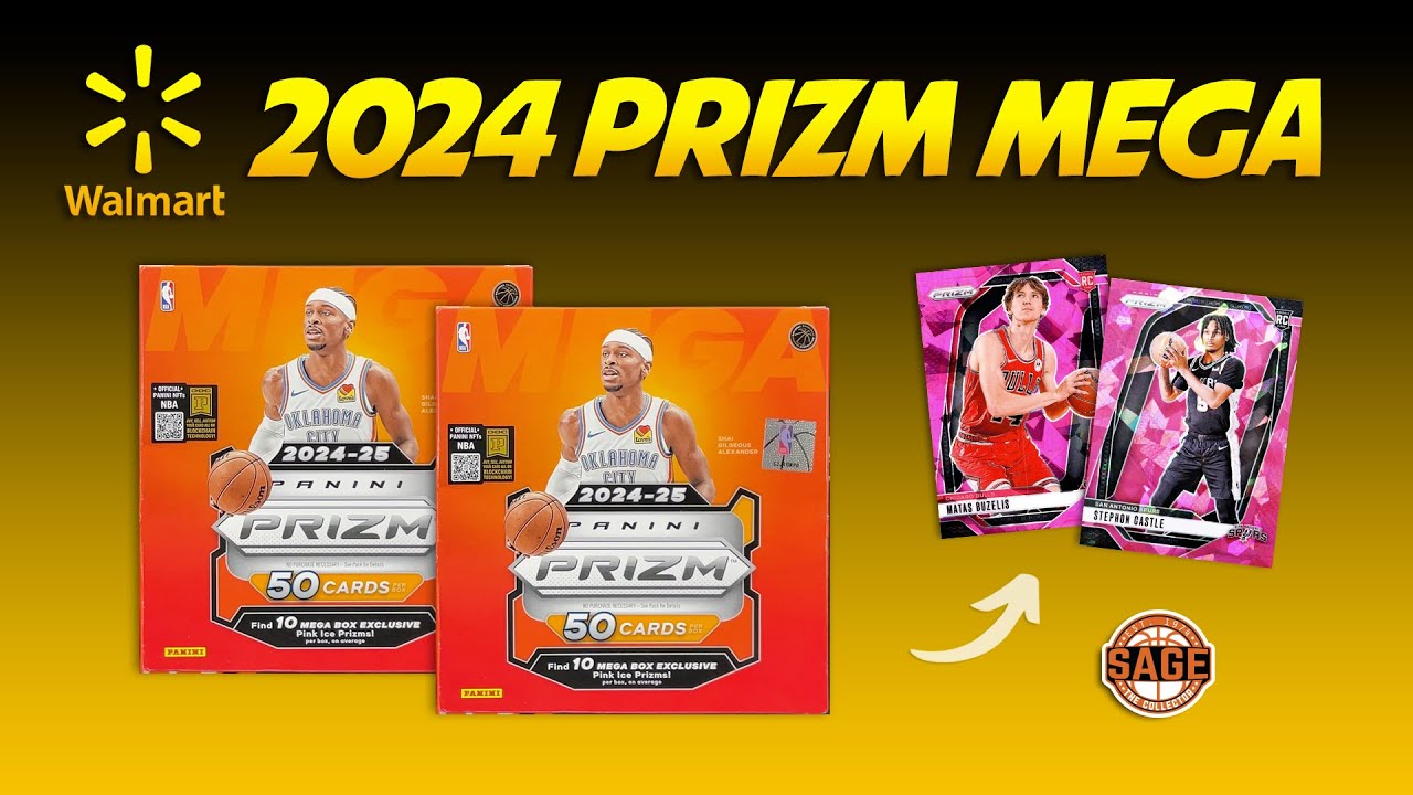 2024-25 Prizm Basketball Walmart Mega Boxes 🔥 Pink Cracked Ice