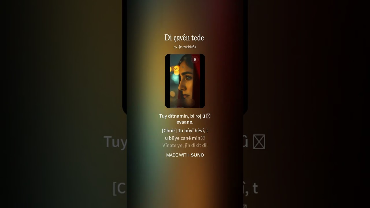 Di Çavên tede #kurtcemuzik #music #kurdistan #zaxo #duhok #kurtcesarki #musica #love #lovesong