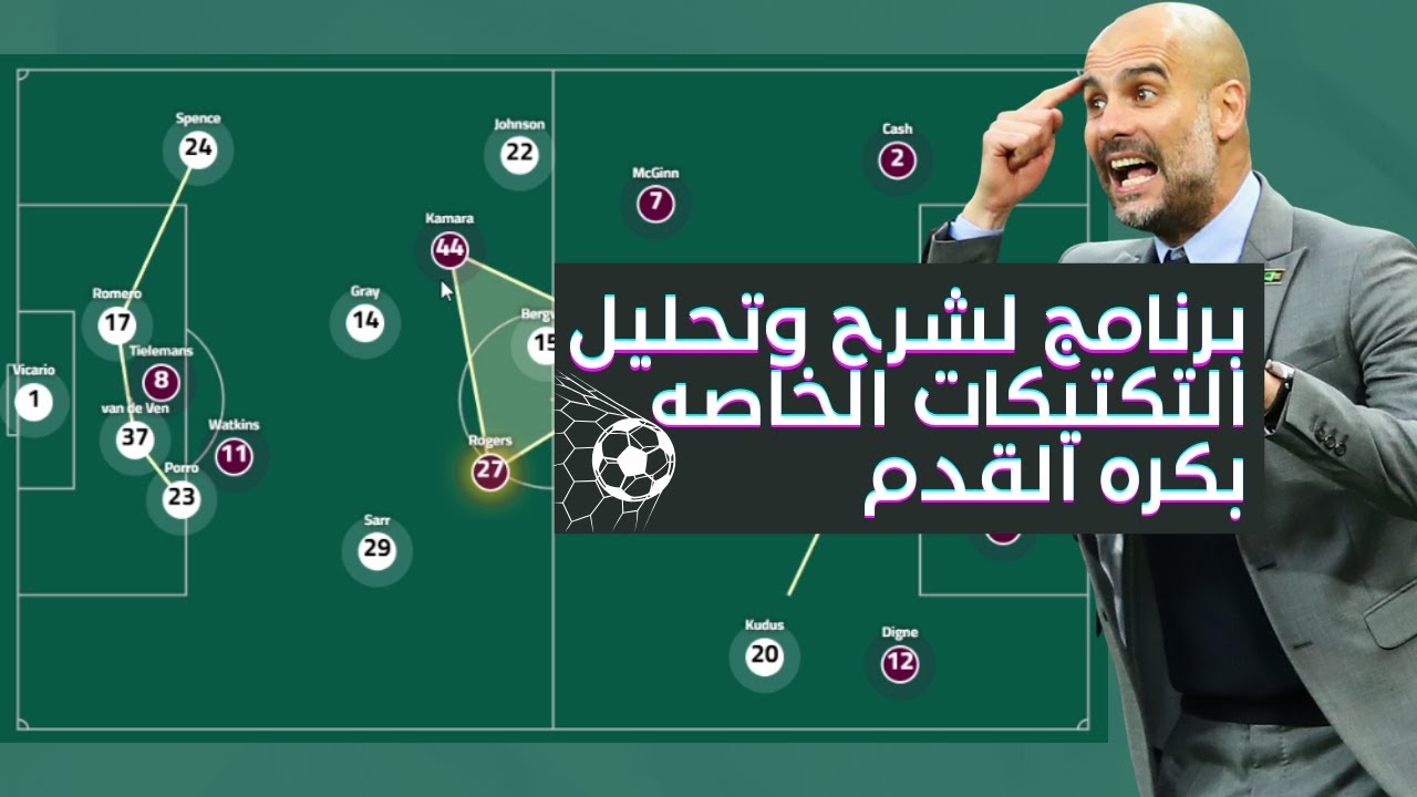 football tactics شرح وتحميل برنامج تحليل المباريات